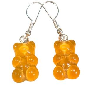 3 for $20 Cute Orange Gummy Bear Acrylic Earrings for Women - Fun “You Pick 3”